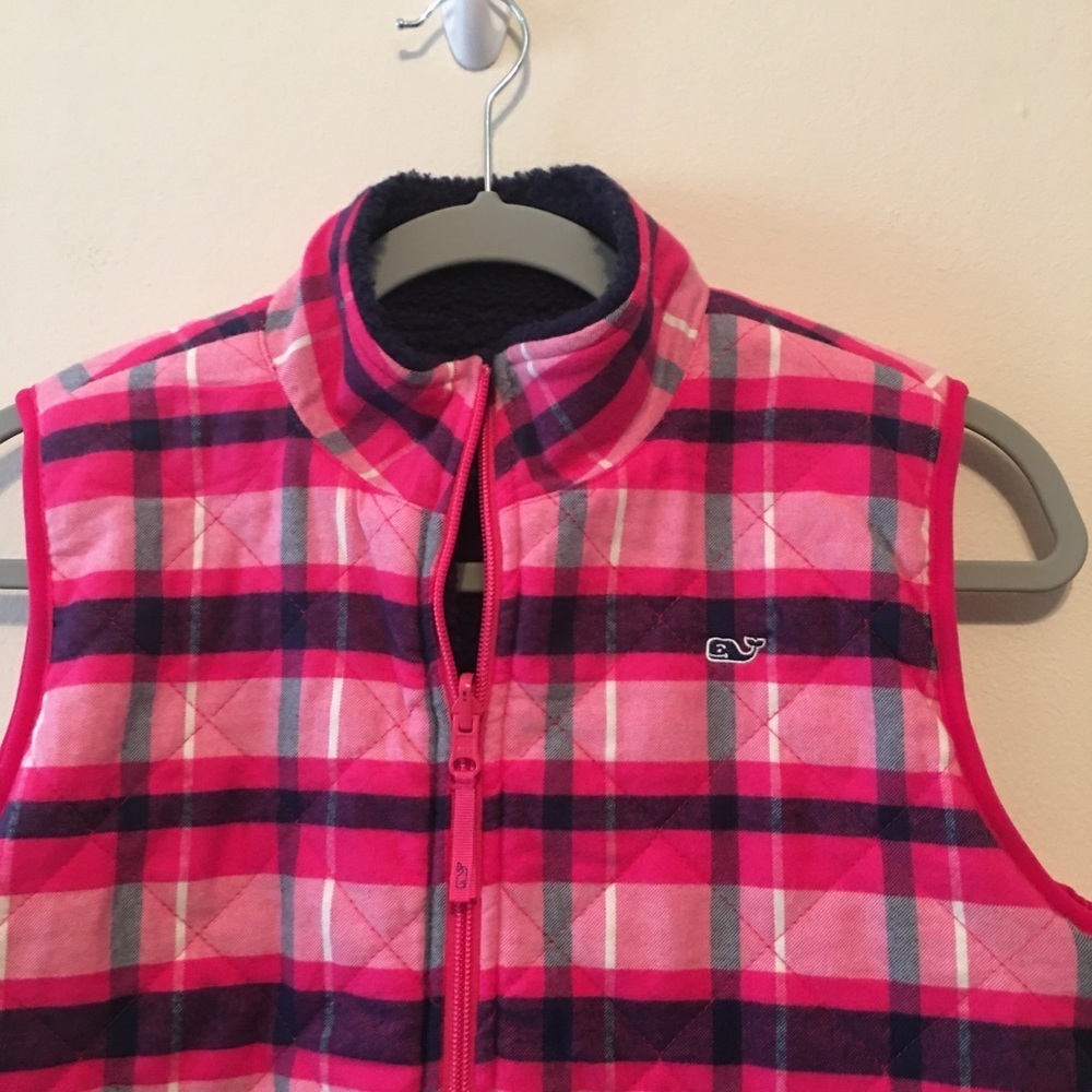 Vineyard Vines Reversible Vest Plaid Size Medium - Picture 5 of 10